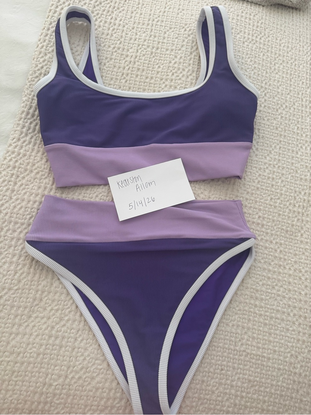 LainSnow Purple Rain bikini